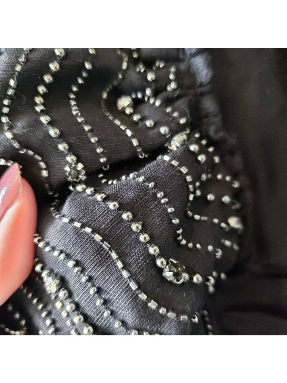 Aje $1498 Black Crystal Ruffle One Shoulder Mini Dress Cocktail Wedding Guest - Picture 13 of 16